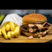 Double Decker Burger Meal (incl €0.15 deposit Fee)